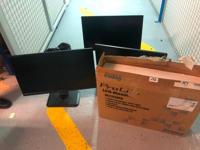 1 ordinateur assemblé, 2 écrans  