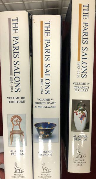 null Lot de 8 livres

dont 3 volumes de The Paris Salon (1895-1914) par Alastair...