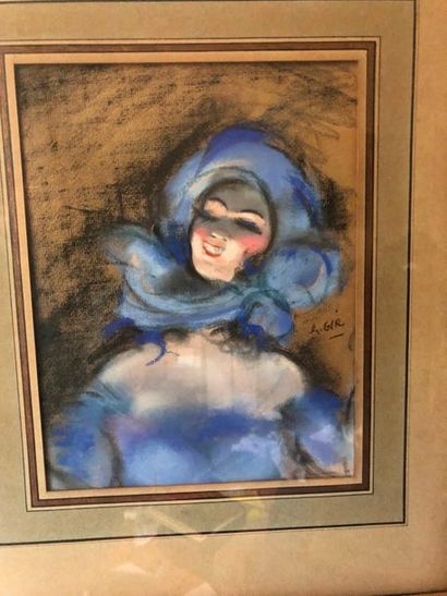 null #Charles GIR (1883-1941)

"Portrait d'une élégante"

Paire de pastels, signés,...