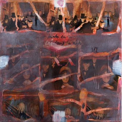 null HASTAIRE (Claude HILAIRE dit)
"Hommage à Munch"
1999
(Série Fragments du XXème...