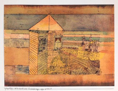 null Paul KLEE 12 watercolours commented by Felix Klee, Paris, Berggruen, 1964, large...