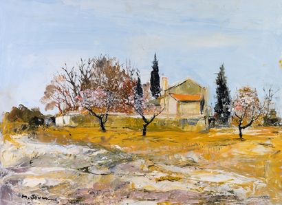 null Michel JAOUENNE "The Chapel of Saint SIXTE in Eygalière" HST, SBG, 54 x 73c...