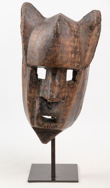 null BAMANA MALI Mask Very nice lion mask "Jaraw" for the initiation to the "Koré"...