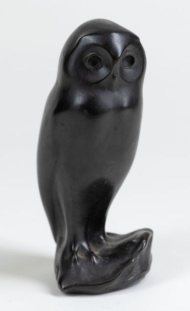 null "Owl" bronze, stamped M, H18cm.