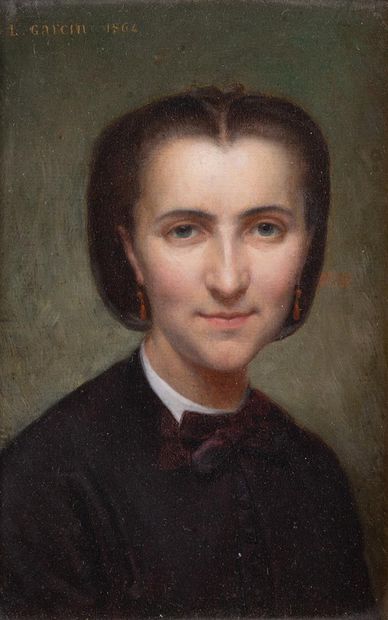null L GARCIN XIXème "Portrait de jeune femme"

HSP, SHG et datée 1864, dim à vue...