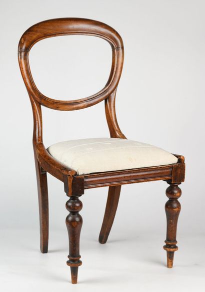 null Carved wood furniture, opening on the top and a fabric chair is attached