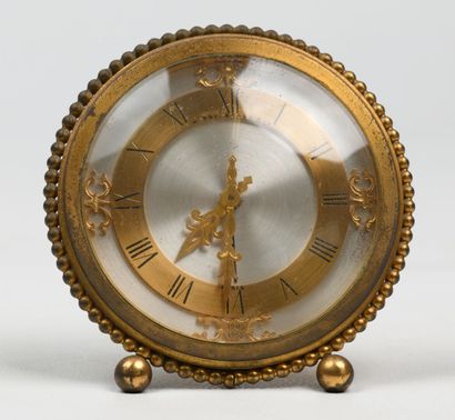  Kirby Beard & Co small alarm clock Paris 1905-1955, H : 12cm