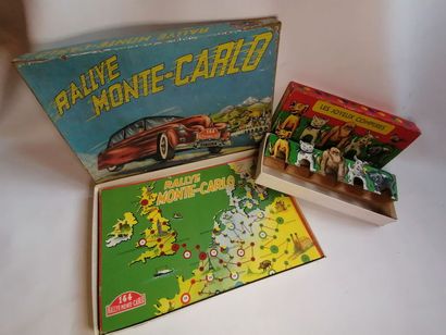 null Jeu "Les joyeux compères" on y joint le jeu "Rallye Monte Carlo"