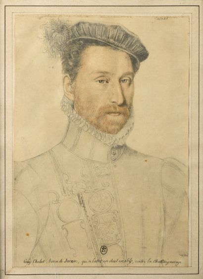 null Portrait du baron de Jarnac, copie, dessin,