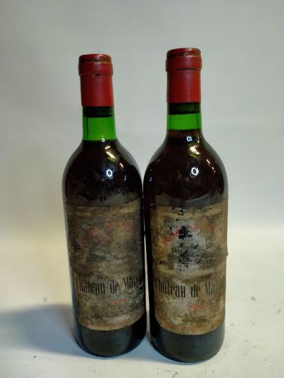 
2 bouteilles, Château Malydure Lussac Saint-Emilion...