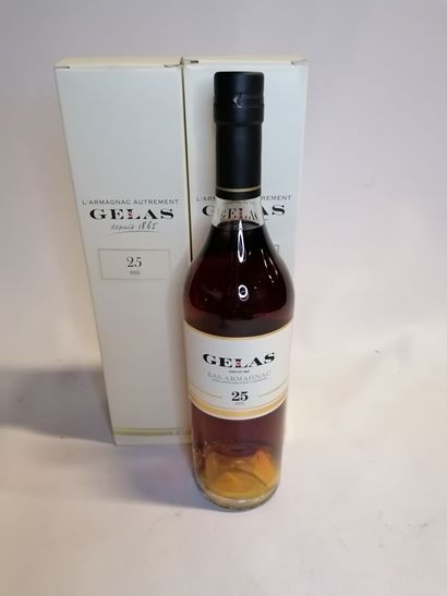 null 
ARMAGNAC, GELAS 25 years old (sold as is without warranty)
