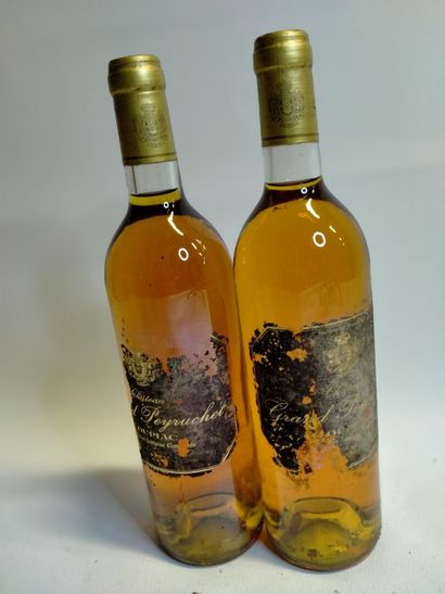 null 
2 bouteilles, Château Peyruchet, Loupiac 1990 (vendu en l'état sans garant...
