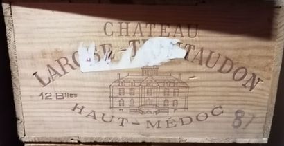 null 
12 bottles, Château Larose Trintaudon, Haut Médoc, 1987 (sold as is without...