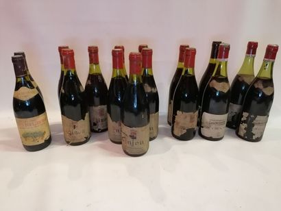  Various wines 16 BOTTLES : 5 bottles ANJOU,...