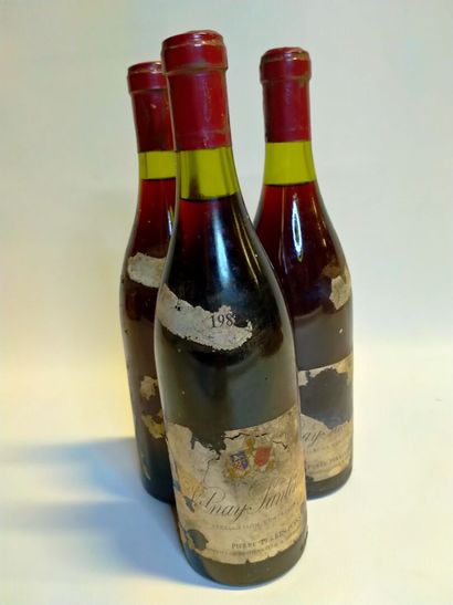 
3 bouteilles Volnay Sancerre 1982 (vendu...