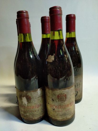 null 
8 bottles of Pommard, 1979 (sold as is without guarantee)
