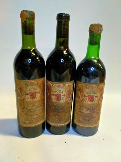 
3 bouteilles Haut Medoc (vendu en l'état...