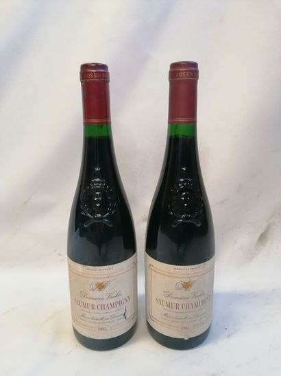null 
2 Bottles Champigny Domaine Vacher 1995 75cl (sold as is without guarantee...