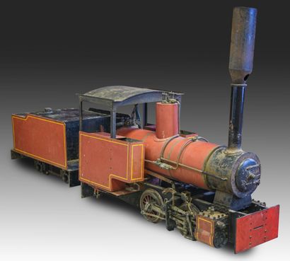null 
VAPOUR VIVE

020 Decauville and its tender, Ecart 7,

1/4 missing. L: 1m11cm,...