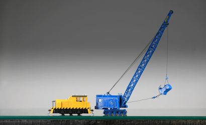 null 
BACHMANN 






Lot comprenant 1 Locotracteur 60039 Plymouth et 1 Grue NGZ...
