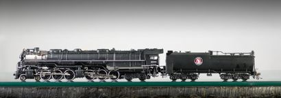 SUNSET 
Great Northern Mallet 4664 locomotive,...