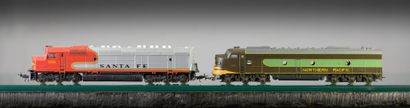 null 
2 Santa Fe and Great Northern Diesels, STATE 2 (no guarantee of functionin...