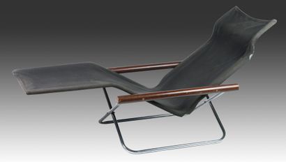 null Chaise longue pliable, modele NY de Takachi N11 1960