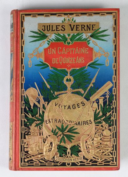 HETZEL Jules Verne, Cartonnage doré dos au...