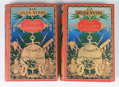 HETZEL Jules Verne, Cartonnage doré dos au...
