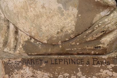 null Grande Sainte Madeleine en plâtre fin 19ème, signé BARET Le Prince à Paris,...
