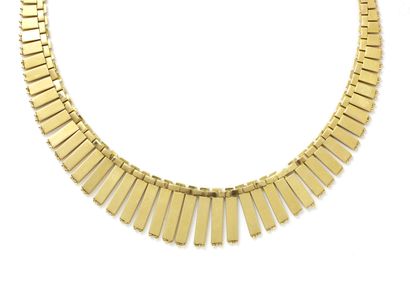 Articulated necklace in gold 750 thousandths...