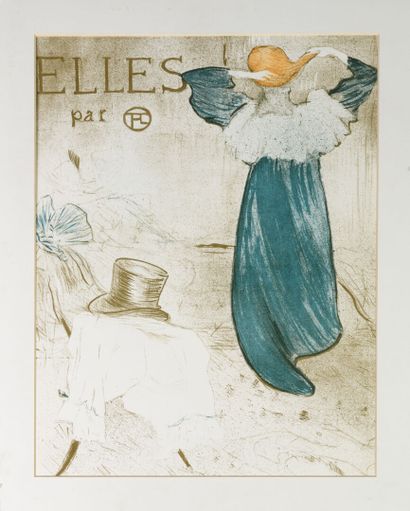 null Coffret "Elles de Toulouse-Lautrec" onze lithographie, édition Bibliothèque...