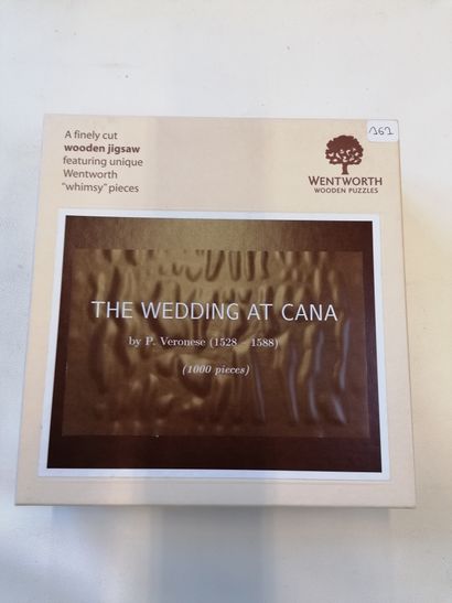 null Wentworth wooden puzzles 1000 pieces "The Wedding at Cana : P. Veronese (1528-1588)"...