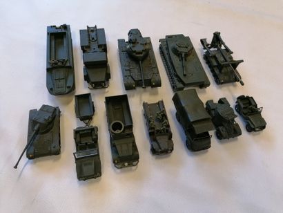null Military vehicle set 12 pieces