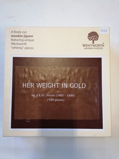 null Wentworth wooden puzzles 750 pièces "Weight in Gold" puzzle en bois (sans garantie...