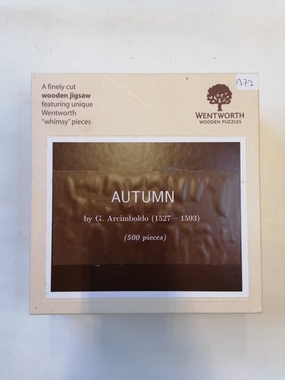 null Wentworth wooden puzzles 500 pieces "Automn by G. Archimboldo (1527-1593)" wooden...