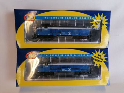 null ATHEARN 2 locomotive GP35 Great Northern blue version (without warranty)