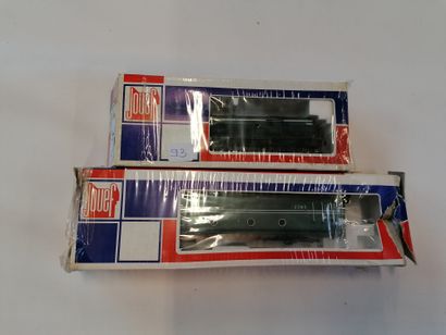 null Lot of 2 locomotives JOUEF BB66000 and CC7100 (without guarantee of functio...