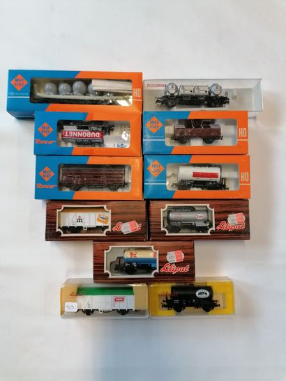 null Various brands lot of 11 cars (without guarantee of functioning)