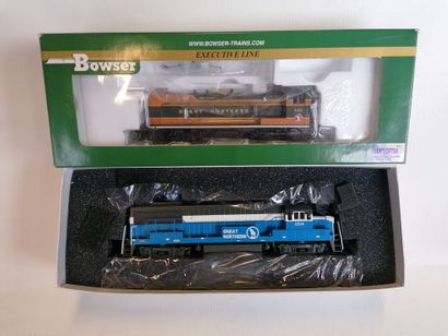 BOWSER 2 locomotives V01000 et U25B Great...