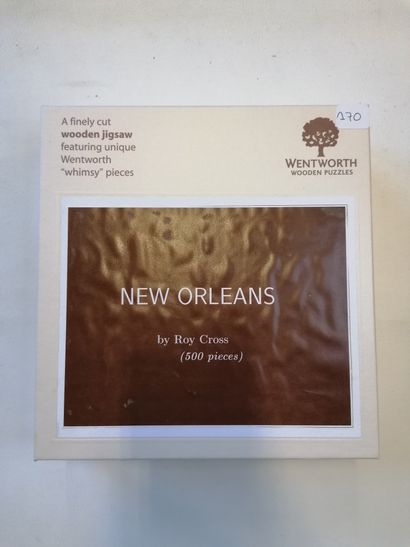 null Wentworth wooden puzzles 500 pièces "New Orleans by Roy Cross" puzzle en bois...