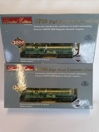 null PROTO SERIES 2 GP20 locomotives Great Northern blue version (without warran...