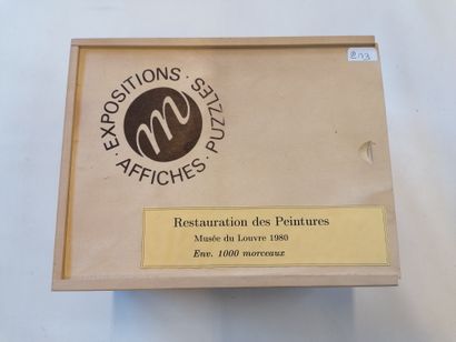 null Musées Nationaux 1000 pièces "Restauration des peintures Musée du Louvre 1980"...