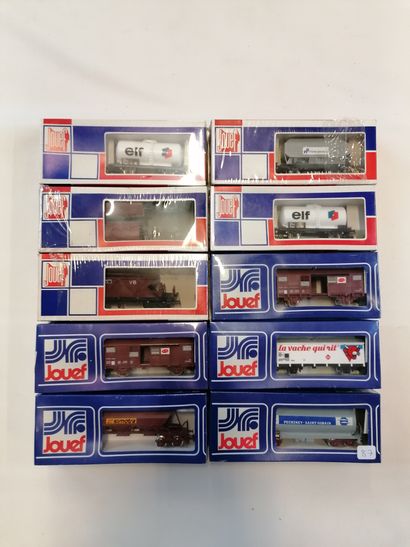 null JOUEF Lot of 10 cars in boxes (without guarantee of functioning)