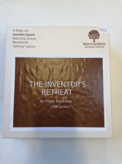 null Wentworth wooden puzzles 500 pièces "The inventor's retreat by Peter Bradshaw"...