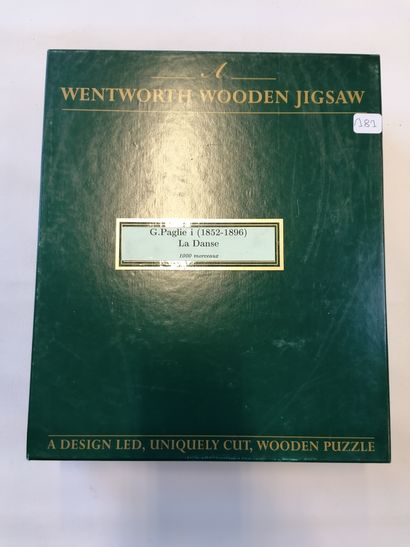 null Wentworth wooden Jigsaw 1000 pièces "La Danse de G. Pagliei (1852-1896)" puzzle...
