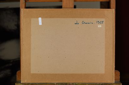 null Jacques BOUYSSOU 1926-1997 "Le Croisic 1965" aquarelle, SBD, titré au dos, ...