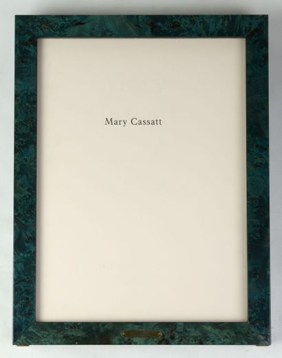 null Coffret "Mary CASSATT" dix pointes seche et aquateinte, édition Bibliothèque...