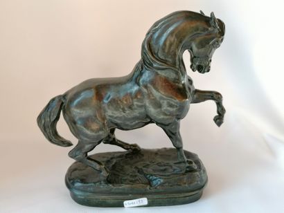 null 
Antoine Louis BARYE (1795 -1875) TURKISH HORSE N° 2 (Left anterior raised,...