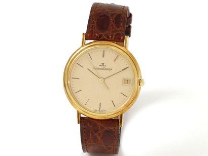 null 
JAEGER LECOULTRE




Men's wristwatch in gold 750 thousandths, round case,...